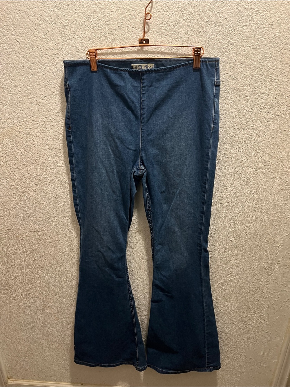 We The Free Dark Blue Flare Jeans